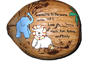 Add your message for a unique gift for your newest family member