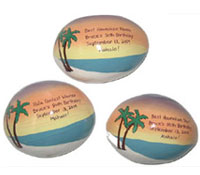 hand painted coconut shell trophies, incentives and awards
