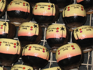 Click to enlarge - Corporate Souvenier Hand Painted Coconut Cup