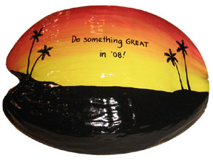 Corporate Gift Hand Painted Coconut