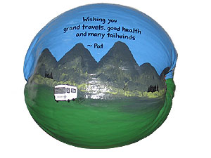Hand Painted Coconut