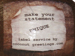 Recycled invitation idea