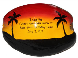 Luau Contest  Cutest Kid Trophy Coconut