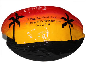 Luau Whitest Legs Trophy Coconut