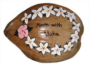  Hand Painted Coconuts are made in the USA