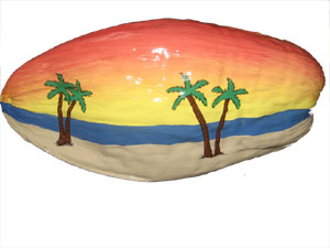  Hand Painted Coconuts are made in the USA