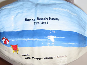  Hand Painted Coconuts are made in the USA