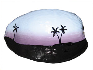  Hand Painted Coconuts are made in the USA