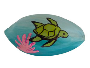  Hand Painted Coconuts are made in the USA