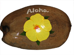  Hand Painted Coconuts are made in the USA