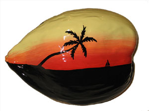  Hand Painted Coconuts are made in the USA