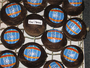  Hand Painted Coconuts are made in the USA
