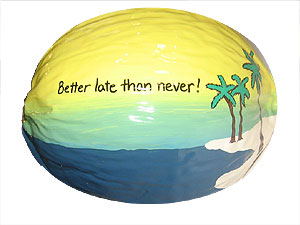  Hand Painted Coconuts are made in the USA