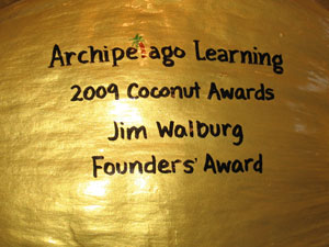 Click to enlarge - The Golden Coconut Trophy