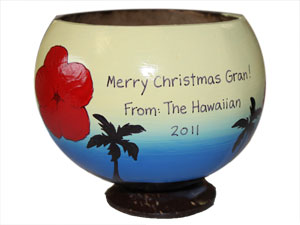 hand painted christmas drinking cup