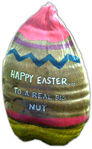 Personalized coconuts for Easter gifts