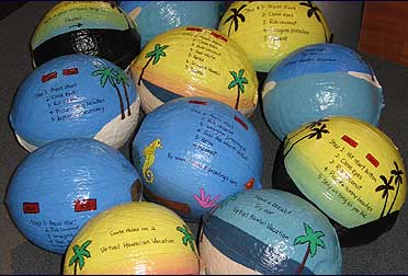Unique sales promotions - handpainted hollow coconuts
