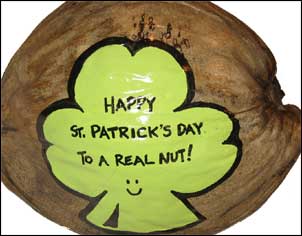 Handpainted personalized St. Patricks Day decorations