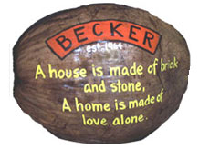 The perfect housewarming gift is a personalized, painted coconut