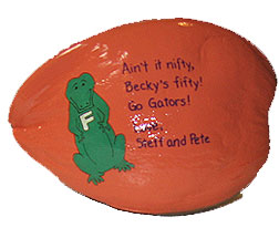 Florida Gator Birthday Coconut