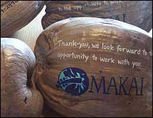 Sales Promotions with personalized painted coconuts