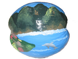 We paint your artwork on one of our coconut products