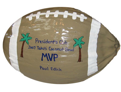 Official Hawaiian Football Coconut