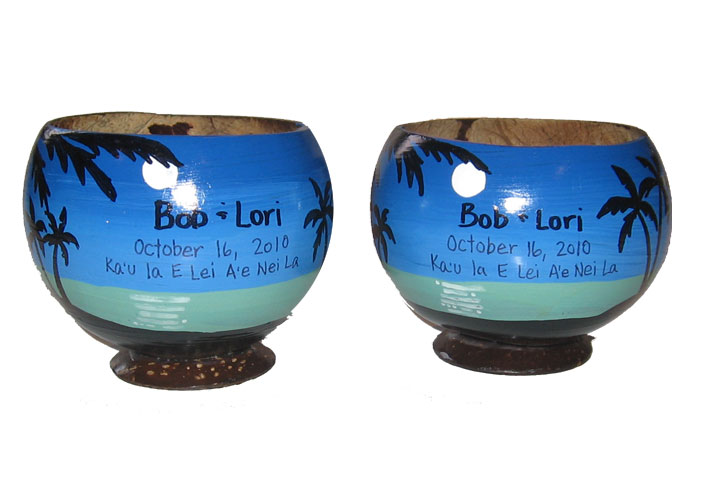 unique anniversary present coconut cup