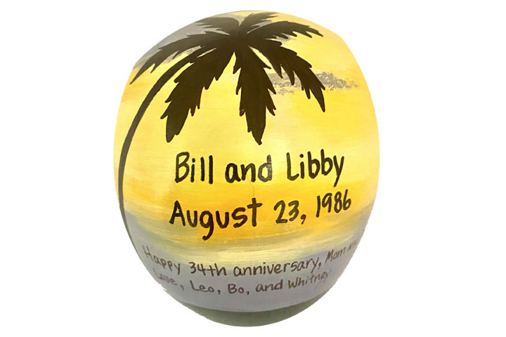 unusual anniversary coconut gifts.