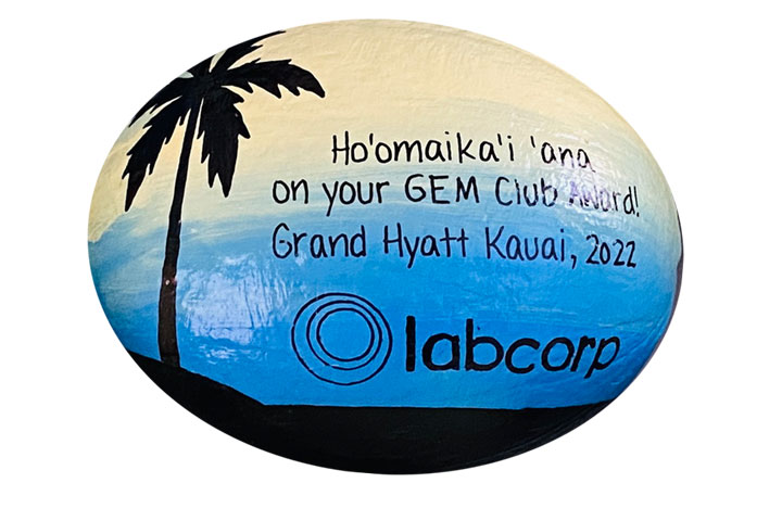 President's Club invitation coconuts
