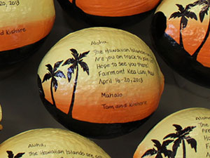 Hand Painted Coconut Invitations And Announcements