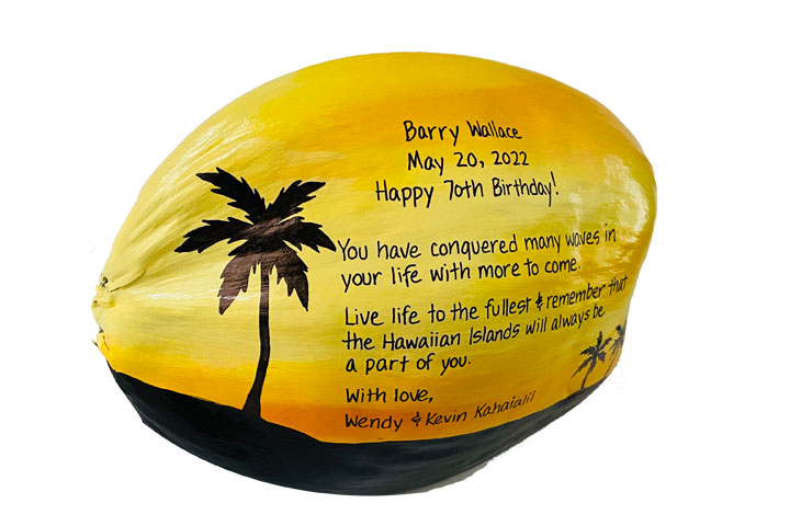 Adopt your own Hand Painted Coconut