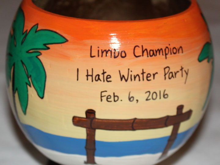 Luau Party Coconut Award