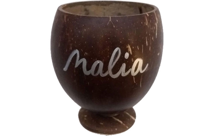 Personalized Coconut Cups Kava Bilo Cups