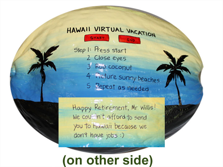 unique retirement gift