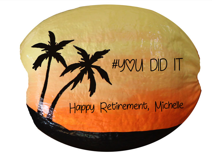 Add your message for a memorable retirement gift