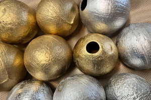 Golden or Silver Coconuts - Product Image