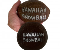 Painted Hawaiian Snowball Coconut - Product Image